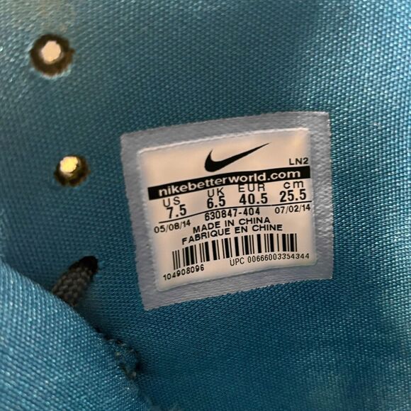 Nike Kobe Bryant 9 Elite Legacy Brave Blue Basketball Shoes Sneakers US Size 7.5 - Picture 14 of 14